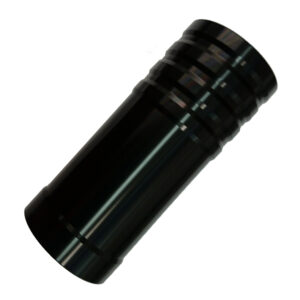 Reservoir: (T) (1.834 Bore, 4.000 TLG) Al 6061, Black Áno III, Threaded ID, Multi step CD,
