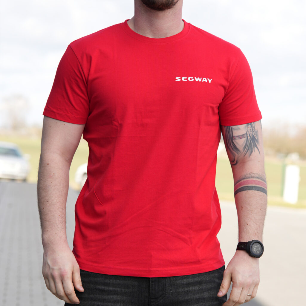 SEGWAY POWERSPORTS Red Men T-shirt L