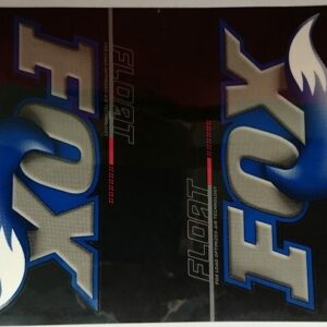 Dekal: (6.50 x 4.75) Fox Float Airshox Air Sleeve