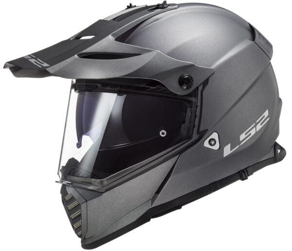LS2 MX436 PIONEER EVO MATT TITANIUM XXS