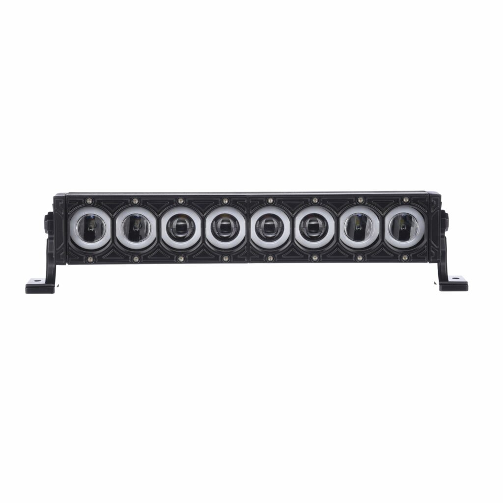 SHARK LED Light Bar 17″ with Halo Ring, CREE LED, 80W