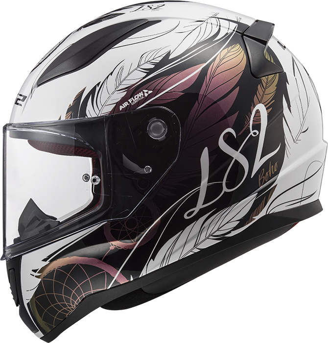 LS2 FF353 RAPID BOHO WHITE BLACK PINK S