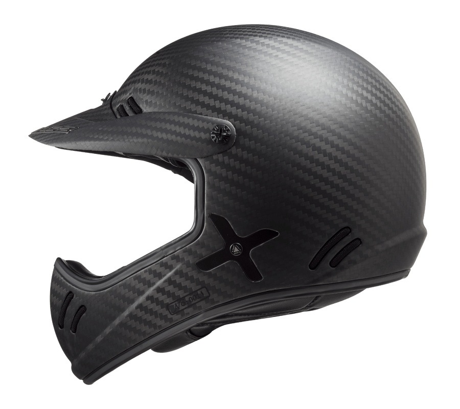 LS2 MX471 XTRA SINGLE MONO MATT CARBON M