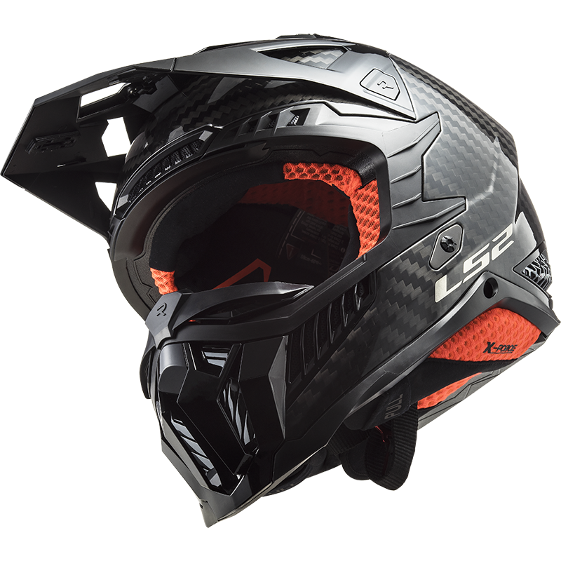 LS2 MX703 C X-FORCE GLOSS CARBON-06 M