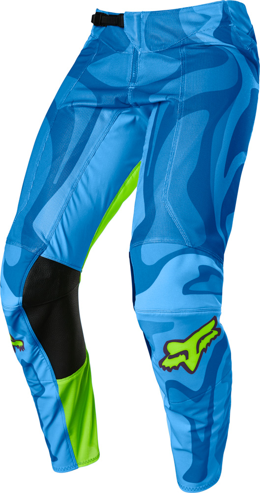 FOX Airline Exo Pánt – 38, Blue/Yellow MX23