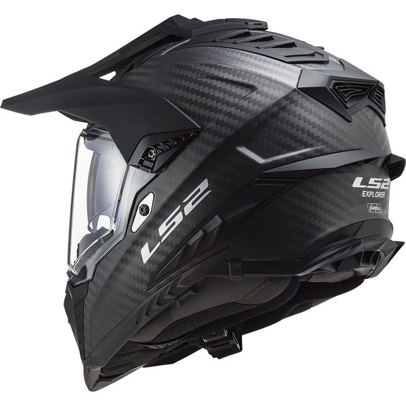 LS2 MX701 EXPLORER C SOLID MATT CARBON XXL