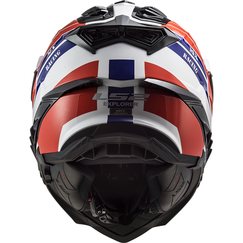 LS2 MX701 EXPLORER ATLANTIS G.WHITE RED BLUE XL