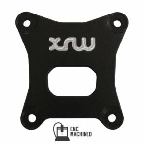 XRW REAR PLATE BLACK TEXT. - RZR 1000 XP