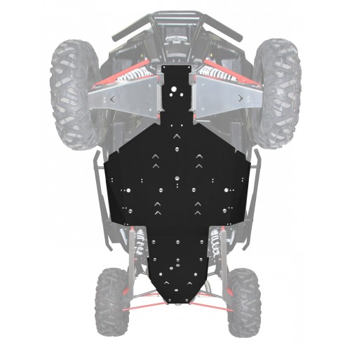 XRW PROT.CENTRAL PHD SKID PLATE – RZR Turbo 2017