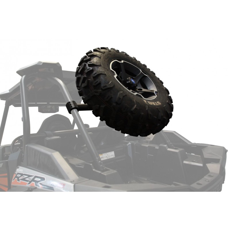 XRW SPARE TIRE CARRIER REINFORCED BLACK – POLARIS RZR TURBO 2017