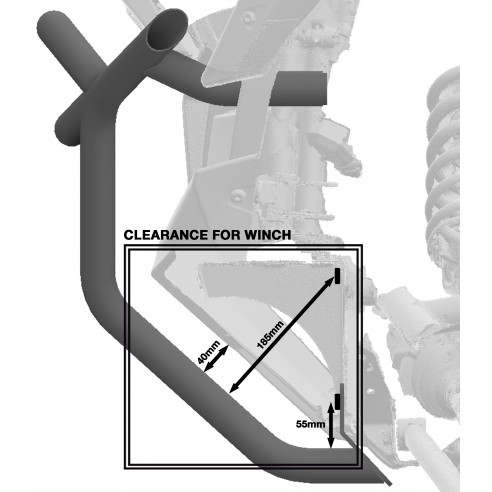 XRW FRONT BUMPER PX31 BLACK – POLARIS RZR PRE XP
