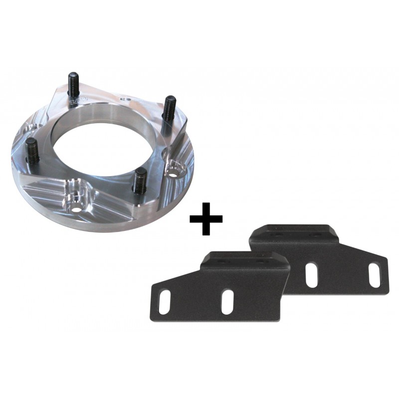 XRW WHEEL SPACERS+MUD SCRAPER ADAPTERS KIT – POLARIS RZR PRE XP