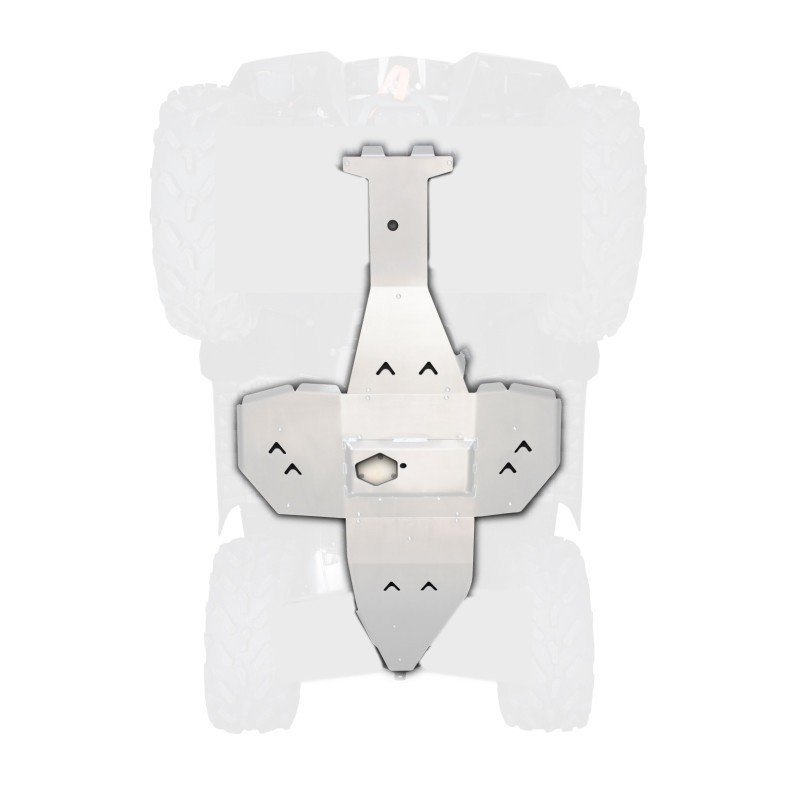 XRW SKID PLATES KIT ALU – POLARIS SCRAMBLER XP 850