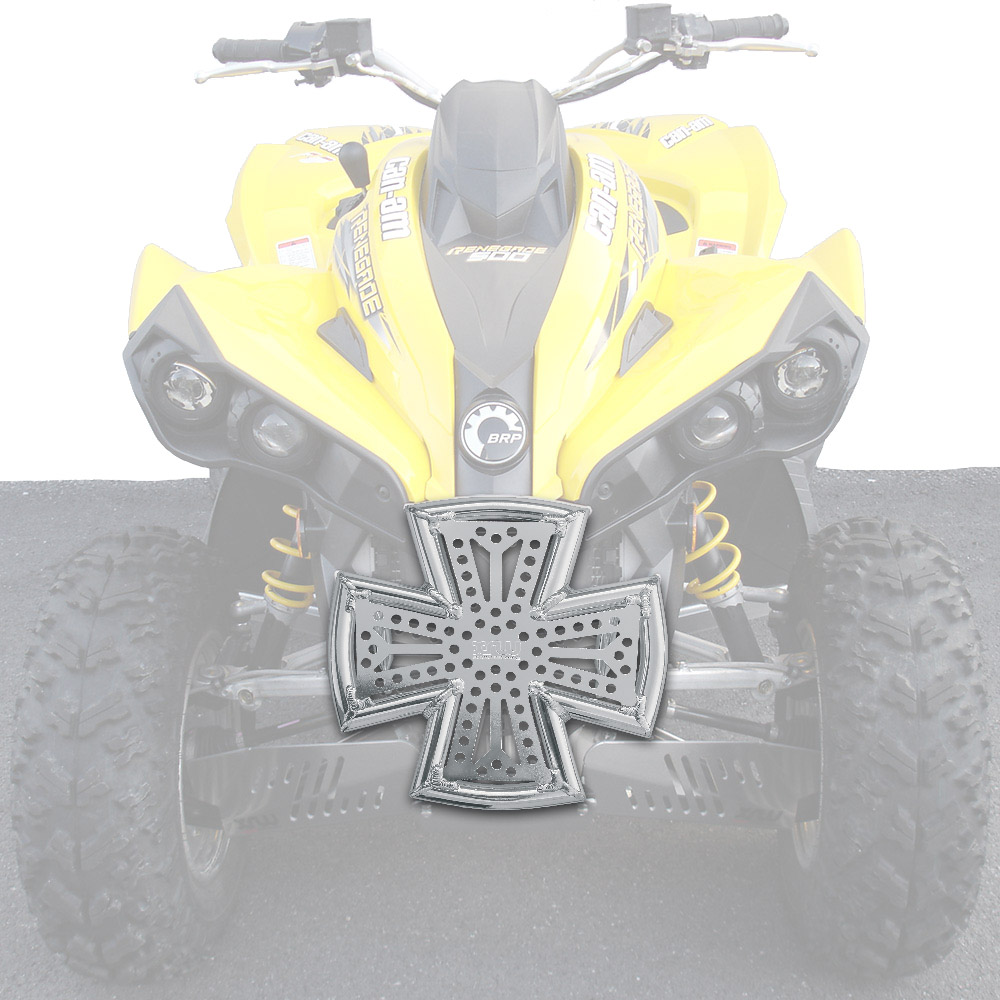 XRW FRONT BUMPER X7 POLISHED – CAN-AM RENEGADE 500/800