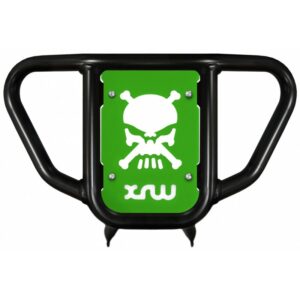 XRW FRONT BUMPER XR9 BLACK PHD GREEN - YAMAHA YFZ 450R