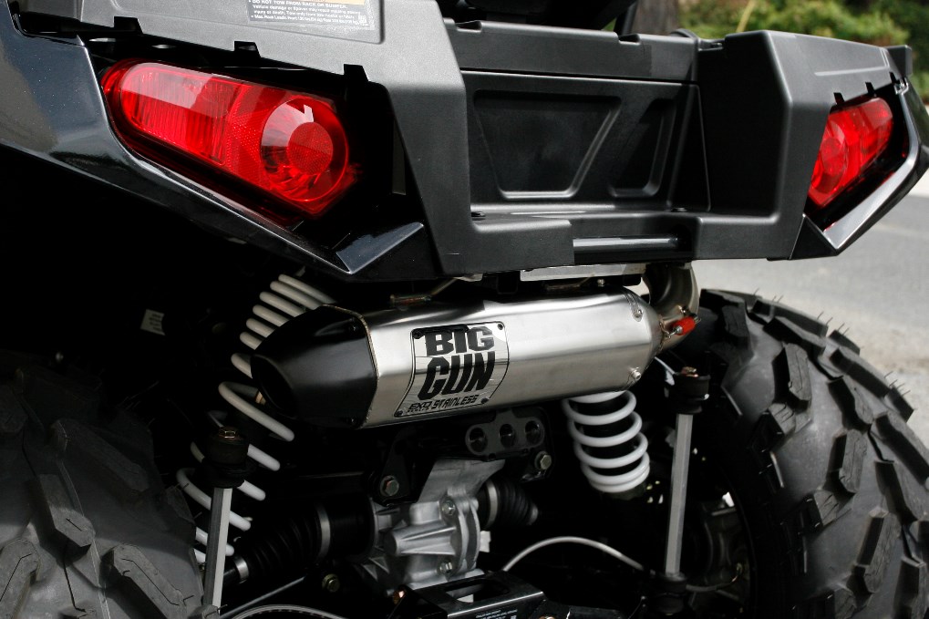 BIG GUN Polaris Sportsman XP 1000 / Touring EXO Stainless (2017-21) Slip On
