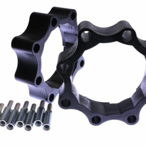 XRW WHEEL SPACERS POLYAMIDE BLACK - 45mm Ø156 - Ø144