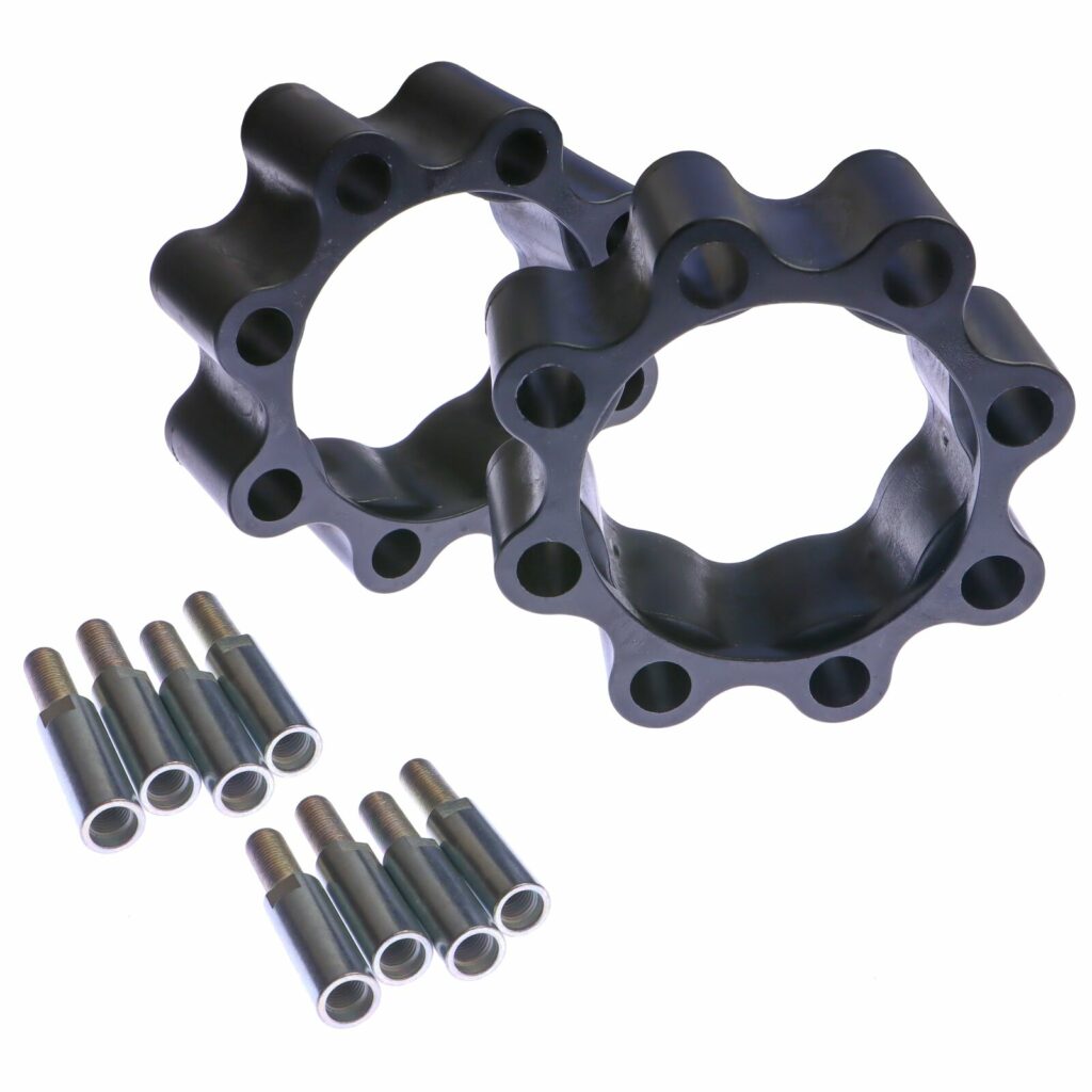 XRW WHEEL SPACERS POLYAMIDE BLACK – 45mm Ø115 – Ø110