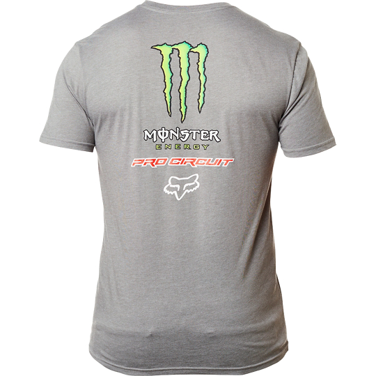 FOX Monster PC Ss Tee, Heather Dark Grey, LFS18F