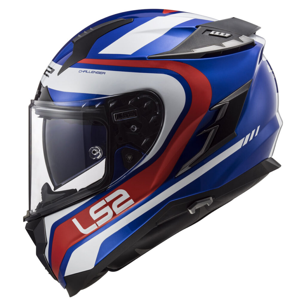 LS2 FF327 CHALLENGER FUSION BLUE RED XXL
