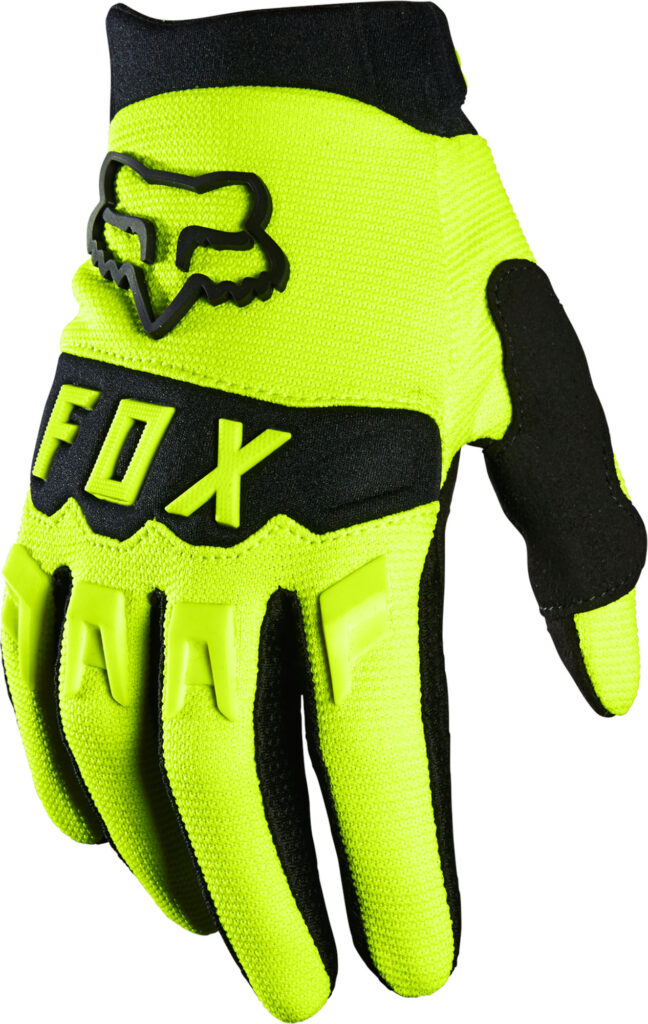 FOX Yth Dirtpaw Glove – YL, Fluo Yellow MX22