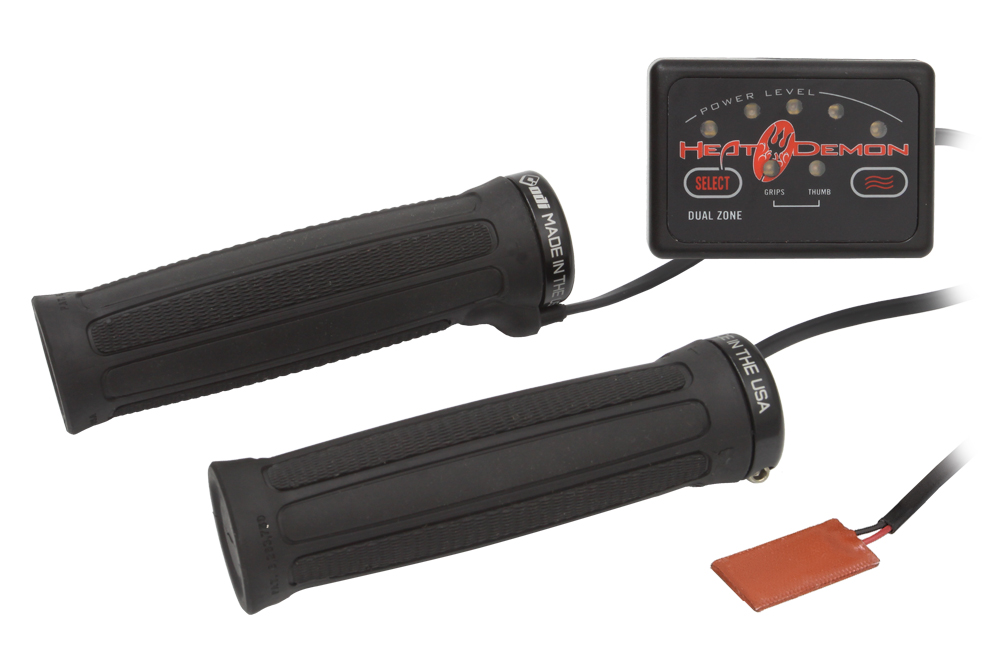 Symtec ATV Heated Grip Kit, Dual Zone, Clamp on Grip