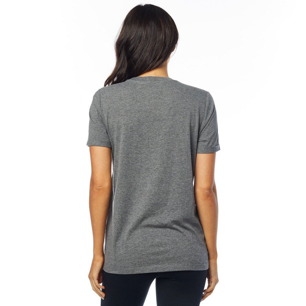 FOX Darkside Ss Bf Crew Rl Slve, Heather Graphite, LFS18F