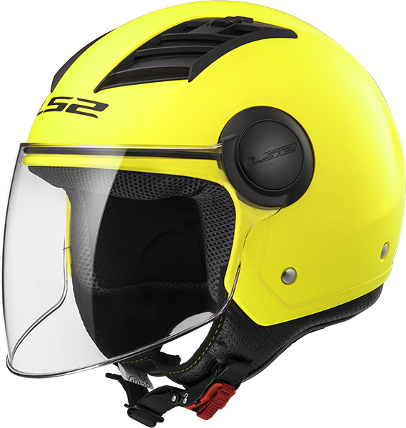 LS2 OF562 AIRFLOW MATT HI-VIS YELLOW LONG M