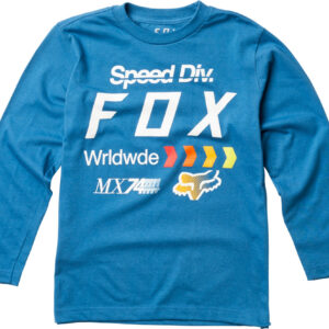 FOX Youth Murc Ls Tee-YXL, Dusty Blue, LFS18F