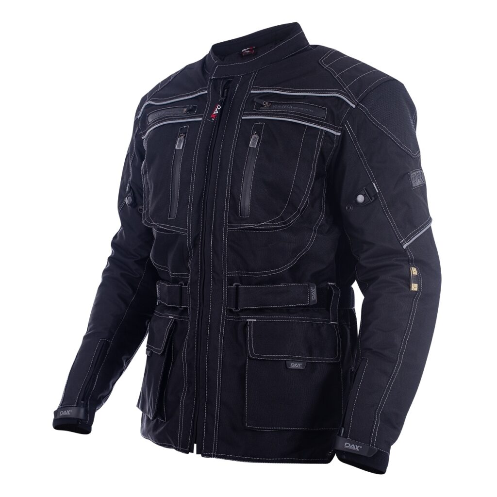 DAX ENDURO Neon bunda, MaxDura/Dublan, s chráničmi
