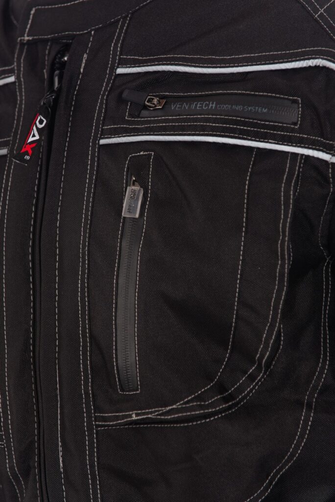 DAX ENDURO Neon bunda, MaxDura/Dublan, s chráničmi
