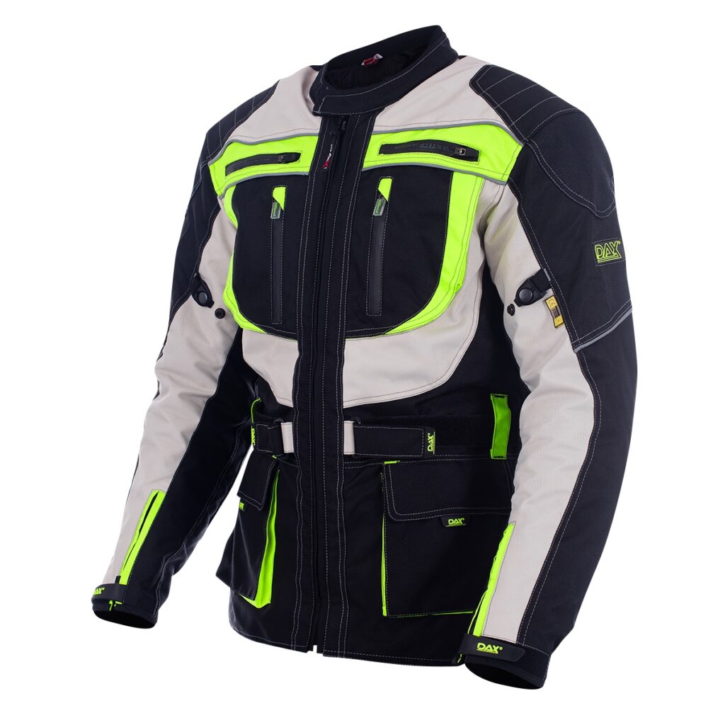 DAX ENDURO Black bunda, MaxDura/Dublan, s chráničmi
