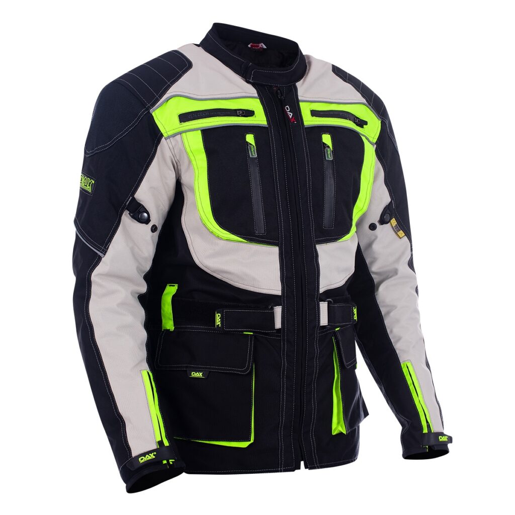DAX ENDURO Black bunda, MaxDura/Dublan, s chráničmi