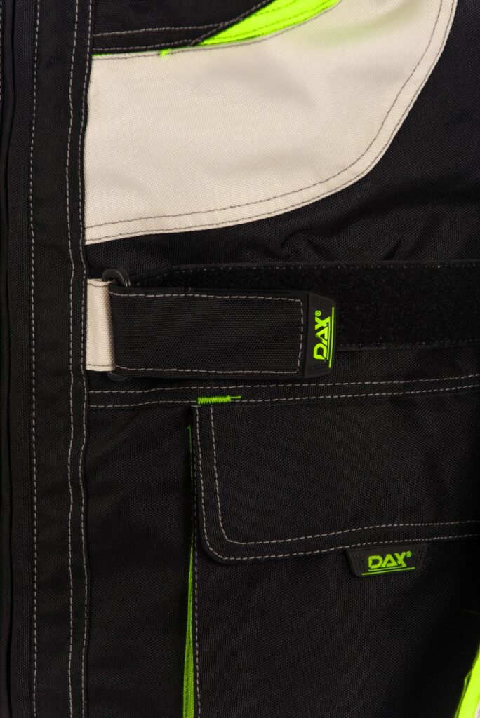 DAX ENDURO Black bunda, MaxDura/Dublan, s chráničmi