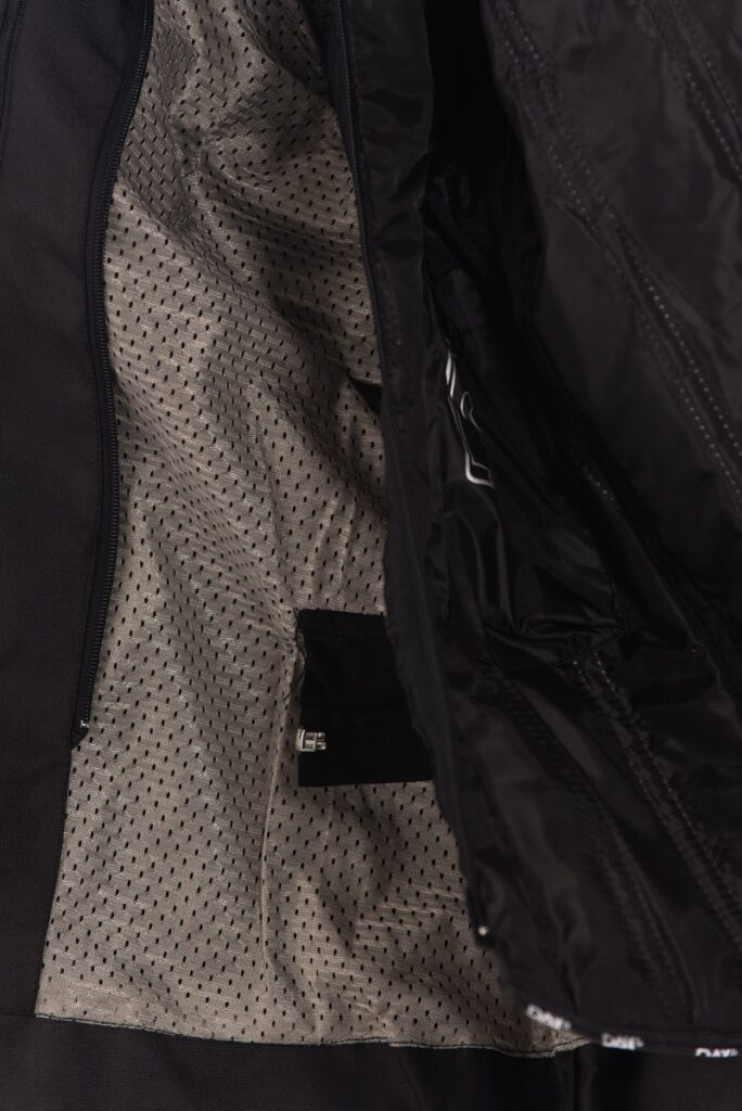 DAX ENDURO Black bunda, MaxDura/Dublan, s chráničmi