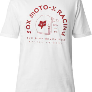 FOX Fifty Ss Premium Tee-L, Optic White, LFS18F