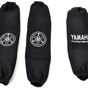 XRW SHOCK COVER BLACK NEOPRENE - YAMAHA BANSHEE