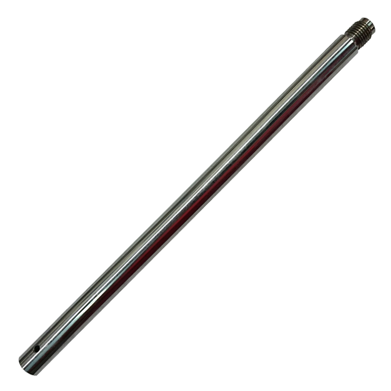 Shaft: (T) (0.180 ID X 0.498 OD X 9.325 TLG) Thread In .375 Steel, Chrome,C-Bore