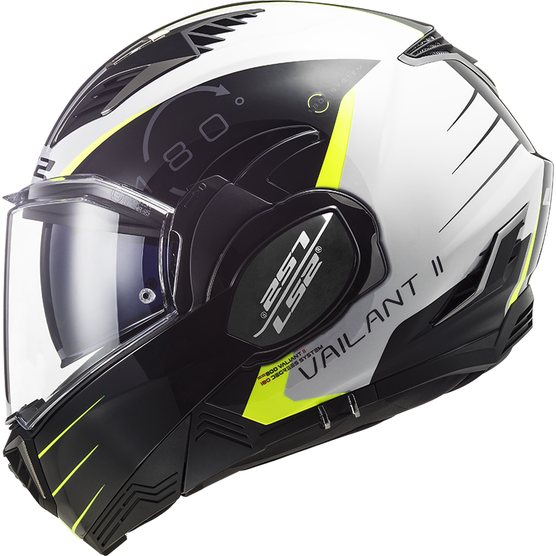 LS2 FF900 Valiant II CODEX White Black XL