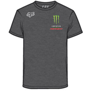 FOX Monster PC Ss Tee-M, Heather Dark Grey, LFS18F
