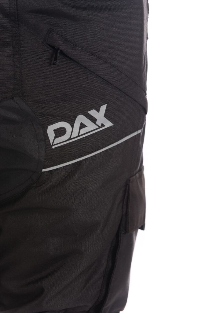 DAX ACTION Black nohavice, MaxDura/Dublan, s chráničmi