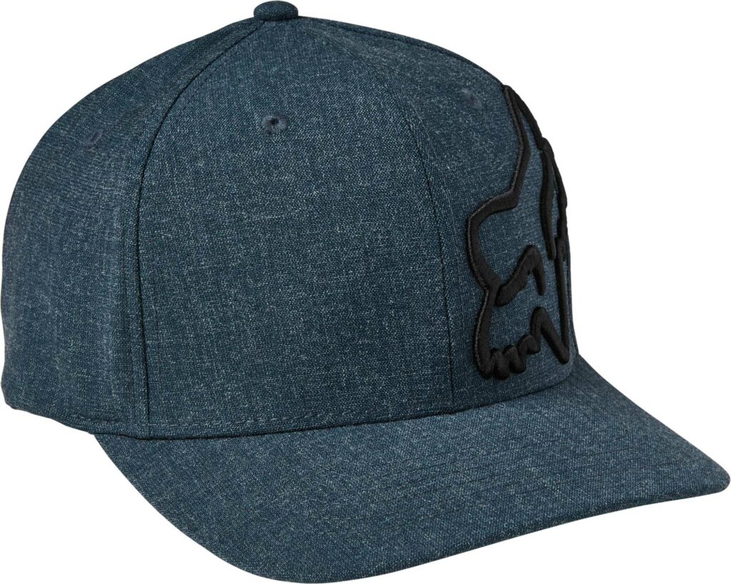 FOX Clouded Flexfit 2.0 Hat – L/XL, Blue/Black