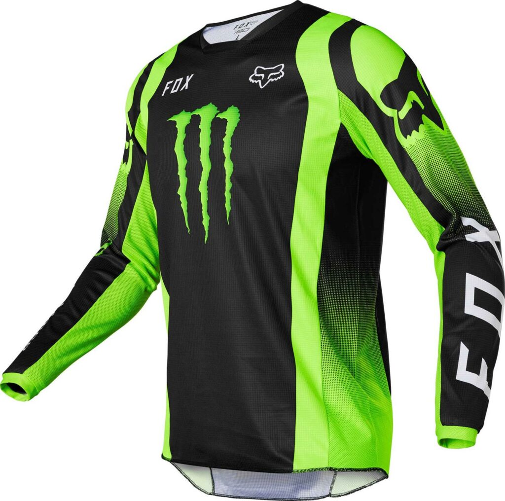 FOX 180 Monster Jersey – Black MX22
