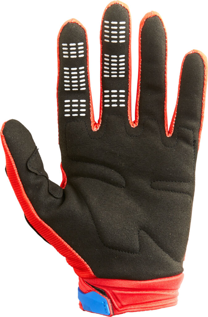 FOX 180 Skew Glove – white/red/blue MX22