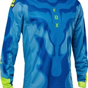 FOX Airline Exo Jersey - 2XL, Blue/Yellow MX23