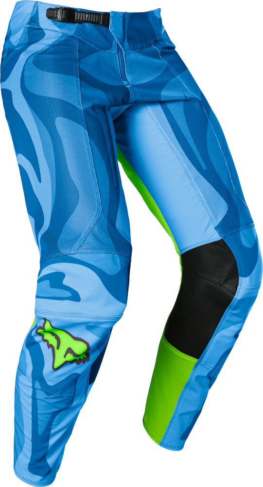 FOX Airline Exo Pant, Blue/Yellow MX23