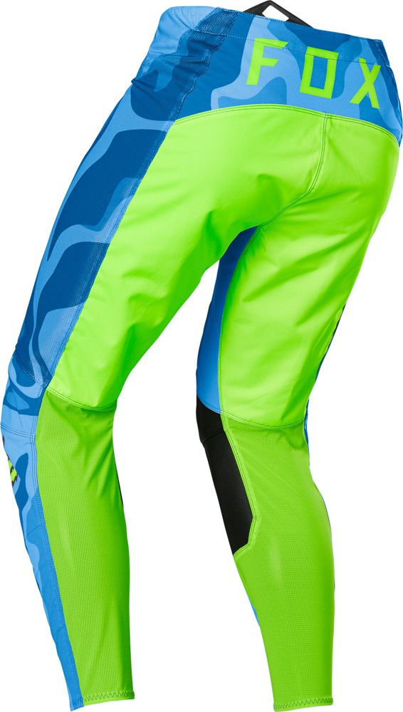 FOX Airline Exo Pant, Blue/Yellow MX23