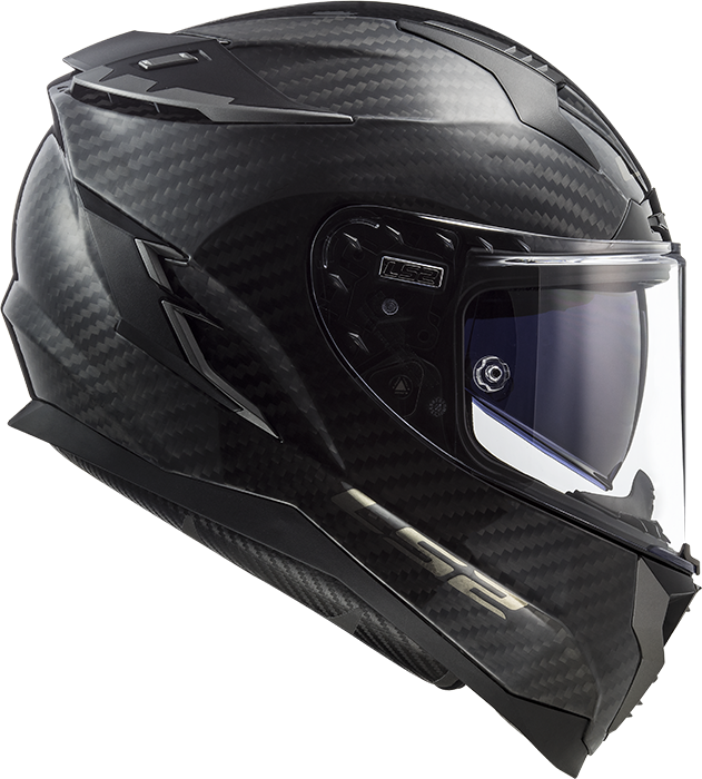 LS2 FF327 CHALLENGER C CARBON SOLID L