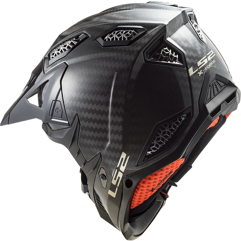 LS2 MX703 C X-FORCE GLOSS CARBON-06 M
