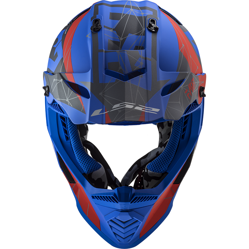 LS2 MX437 FAST EVO ALPHA MATT BLUE M